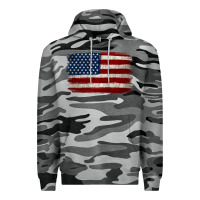 Slate Camo Distressed American Flag Premium Hoodie - Jasminsmagicworld