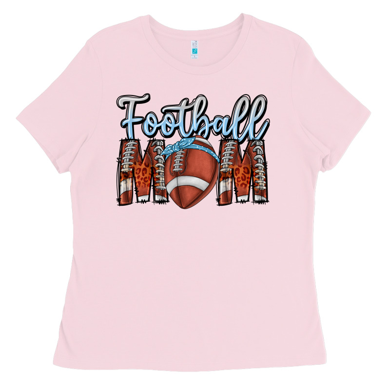 Football Mom Ladies Tee by CowhideDigitalArt | Teevron