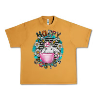 Peanut Butter Happy Easter Urban Heavy Tee - CowhideDigitalArt