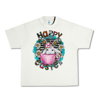Pistachio Happy Easter Urban Heavy Tee - CowhideDigitalArt