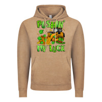 Vintage Coffee pushin' my luck Vintage Hoodie - Artiststas