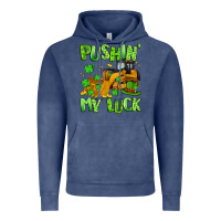 Vintage Denim pushin' my luck Vintage Hoodie - Artiststas