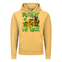 Vintage Mustard pushin' my luck Vintage Hoodie - Artiststas