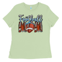 Matcha Football Mom Ladies Tee - CowhideDigitalArt