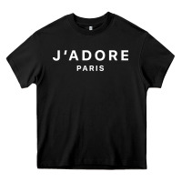 Black j adore paris Heavy Core Tee - baoMotion
