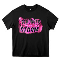 Black Stronger than the storm Heavy Core Tee - FaDigitalArtStudio