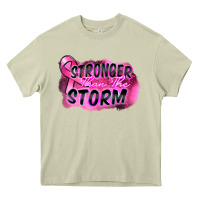 Mossy Stronger than the storm Heavy Core Tee - FaDigitalArtStudio