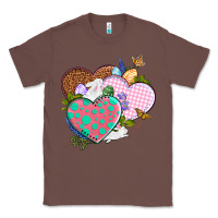 Chestnut Easter Day Western Easter hearts Classic Tee - OliviaCreatesArt