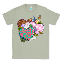 Matcha Easter Day Western Easter hearts Classic Tee - OliviaCreatesArt