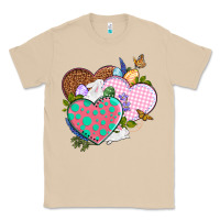Mushroom Easter Day Western Easter hearts Classic Tee - OliviaCreatesArt
