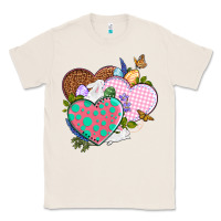 Natural Easter Day Western Easter hearts Classic Tee - OliviaCreatesArt