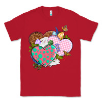Red Easter Day Western Easter hearts Classic Tee - OliviaCreatesArt