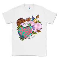 White Easter Day Western Easter hearts Classic Tee - OliviaCreatesArt