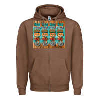 Chestnut gobble gobble gobble Zipper Hoodie - Jasminsmagicworld