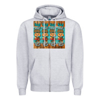 Heather Grey gobble gobble gobble Zipper Hoodie - Jasminsmagicworld