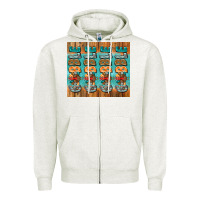Oatmeal Heather gobble gobble gobble Zipper Hoodie - Jasminsmagicworld
