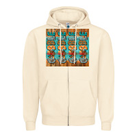 Sandshell gobble gobble gobble Zipper Hoodie - Jasminsmagicworld