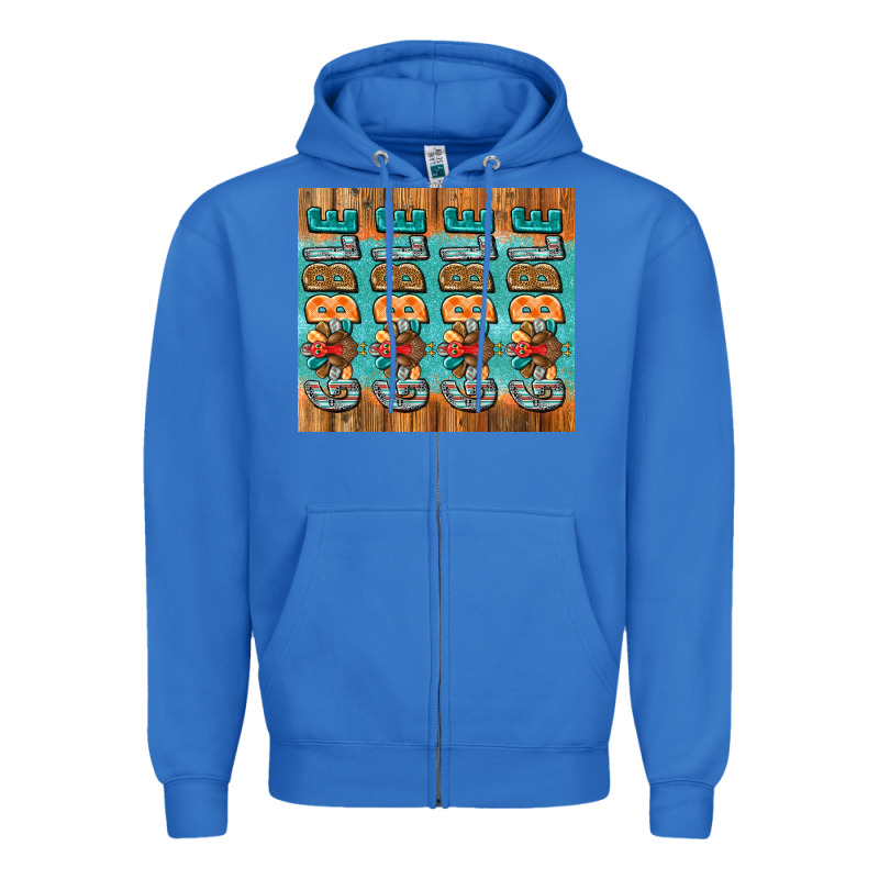 Gobble Gobble Gobble Zipper Hoodie by Jasminsmagicworld | Teevron