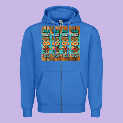 Gobble Gobble Gobble Zipper Hoodie Designed By Jasminsmagicworld