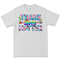 Dove Grey Western LGBTQ+ Trans Lives Matter Premium Tee - BundleAndBundleShop