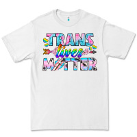 White Western LGBTQ+ Trans Lives Matter Premium Tee - BundleAndBundleShop