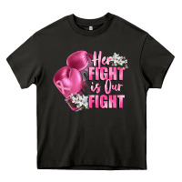 Asphalt her fight is our fight Breast cancer awareness Heavy Core Tee - FaDigitalArtStudio