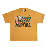 Peanut Butter Happy Easter Y'all Urban Heavy Tee - CowhideDigitalArt