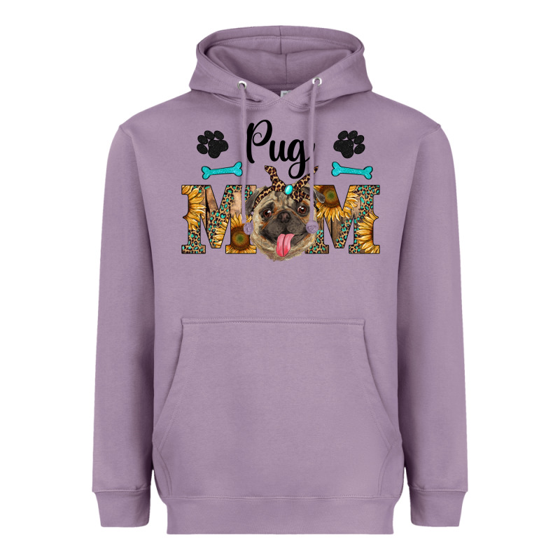 Western Pug Mom Heavyweight Hoodie by RanaPortraitStore | Teevron