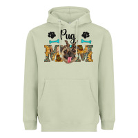 Matcha western pug mom Heavyweight Hoodie - RanaPortraitStore
