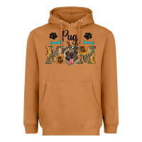 Meerkat western pug mom Heavyweight Hoodie - RanaPortraitStore