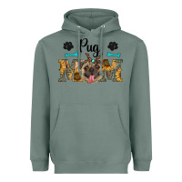 Sage western pug mom Heavyweight Hoodie - RanaPortraitStore