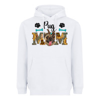 White western pug mom Heavyweight Hoodie - RanaPortraitStore