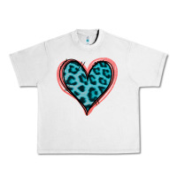 Lunar Rock Blue Leopard Heart Urban Heavy Tee - Jasminsmagicworld