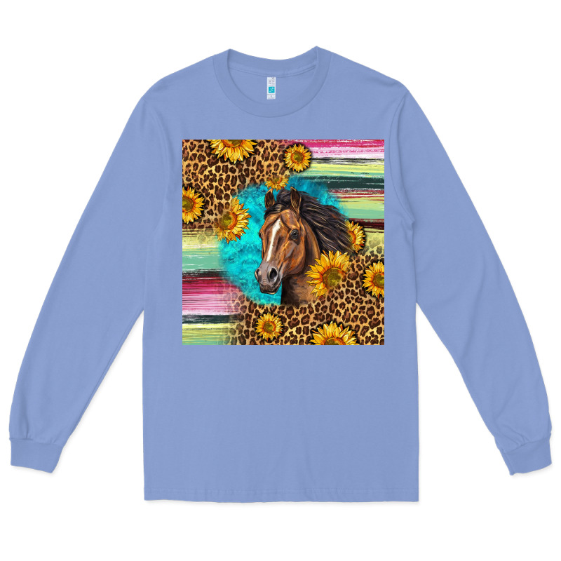 Quarter Horse Aztec Pattern Long Sleeve Tee by LillyAllenDesigns | Teevron