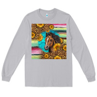 Moon Dust quarter horse aztec pattern Long Sleeve Tee - LillyAllenDesigns