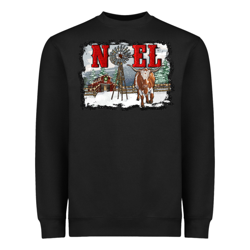 Noel With Windmill And Farm Heavyweight Sweatshirt by RanaPortraitStore | Teevron