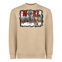 Mushroom noel with windmill and farm Heavyweight Sweatshirt - RanaPortraitStore