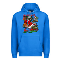 True Royal louisiana christmas with  afro santa Premium Hoodie - BarkalooDesign