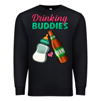 Black Drinking Buddies Premium Sweatshirt - Jasminsmagicworld