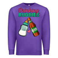 Purple Drinking Buddies Premium Sweatshirt - Jasminsmagicworld