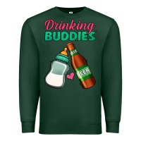 Sports Green Drinking Buddies Premium Sweatshirt - Jasminsmagicworld