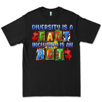 Black diversity is a fact indesion is an act Premium Tee - FaDigitalArtStudio