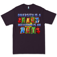 Plum diversity is a fact indesion is an act Premium Tee - FaDigitalArtStudio