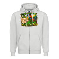 Dove Grey It's St. Patrick's Day Rooster And Chicken Zipper Hoodie - RanaPortraitStore