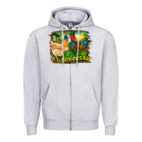 Heather Grey It's St. Patrick's Day Rooster And Chicken Zipper Hoodie - RanaPortraitStore