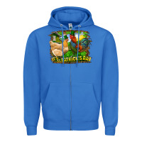 True Royal It's St. Patrick's Day Rooster And Chicken Zipper Hoodie - RanaPortraitStore
