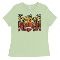 Matcha Football Mom Ladies Tee - CowhideDigitalArt