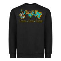 Black Peace Love Texas Heavyweight Sweatshirt - Jasminsmagicworld