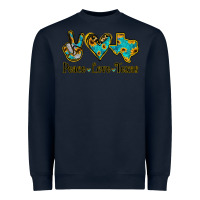 Navy Peace Love Texas Heavyweight Sweatshirt - Jasminsmagicworld