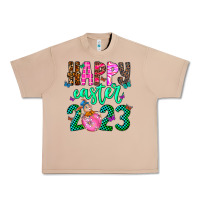 Burro Happy Easter Urban Heavy Tee - CowhideDigitalArt